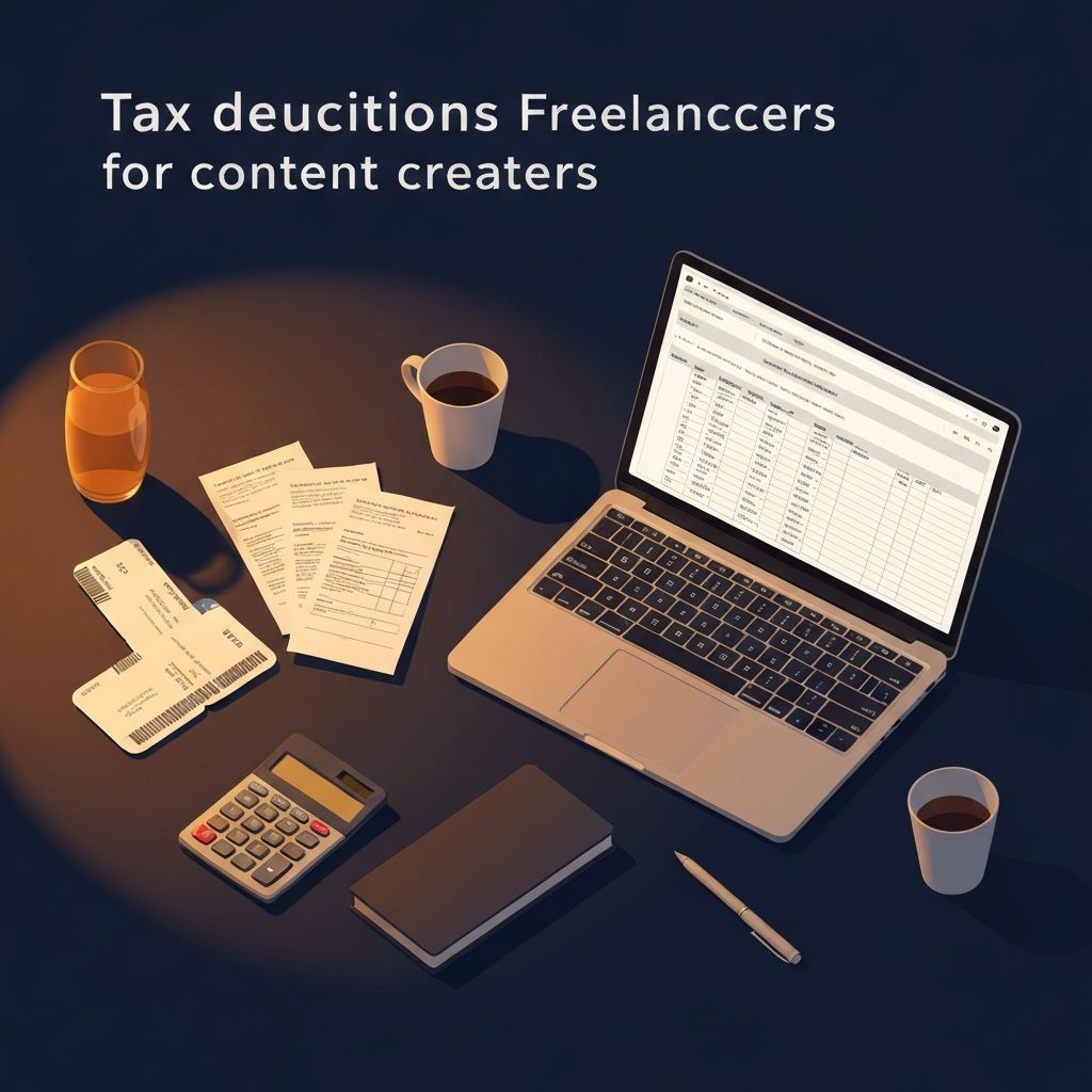 Guia para creadores: como deducir comidas, viajes y gastos del dia a dia para pagar menos impuestos