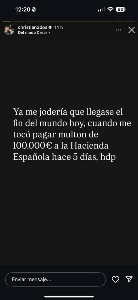 Imagen influencers queja hacienda